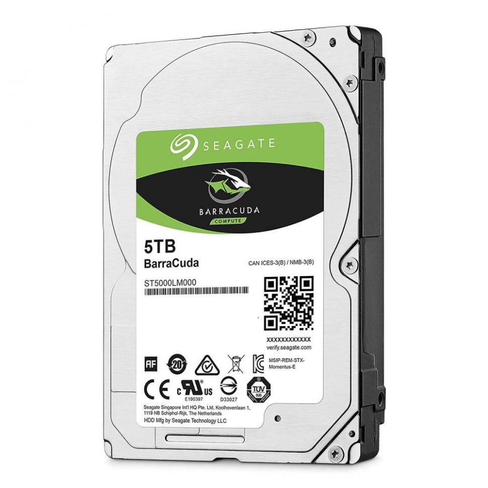 Жесткий диск SATA2.5" 5TB 5400RPM 128MB ST5000LM000 SEAGATE