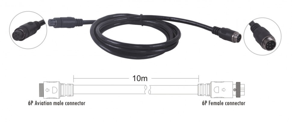 ITC TS-10D удлинитель, 10 м.