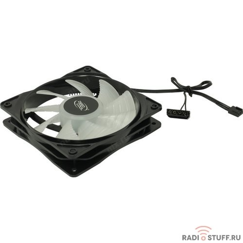 Вентилятор DEEPCOOL RF120B 120x120x25мм (96шт./кор, LED Blue подсветка, 1300об/мин) Retail