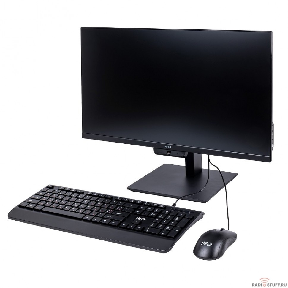 Hiper V28 [HV31H5I5S256R16B] Black 23.8" {FHD i5-11400/16GB/256GB SSD/W10H/kb/m}