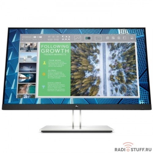 LCD HP 27" E27q G4 черный {IPS 2560x1440 75Hz 5ms 250cd 1000:1 8bit USB VESA}[9VG82AA]