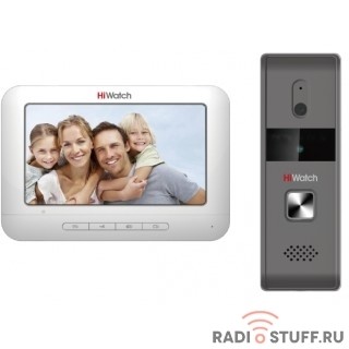 HIKVISION HiWatch DS-D100K: Аналоговый комплект домофонии вызывная панель + монитор