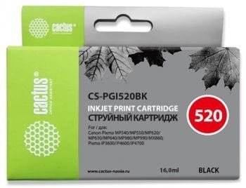 Картридж BLACK 16ML CS-PGI520BK CACTUS