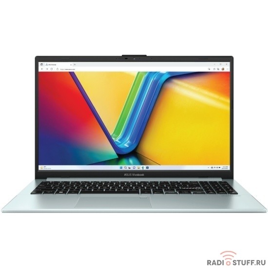 ASUS  Vivobook Go 15 E1504FA-BQ089 [90NB0ZR3-M00L20] Green Grey 15.6" {FHD Ryzen 5 7520U/8192Mb/512PCISSDGb/AMD Radeon/DOS}