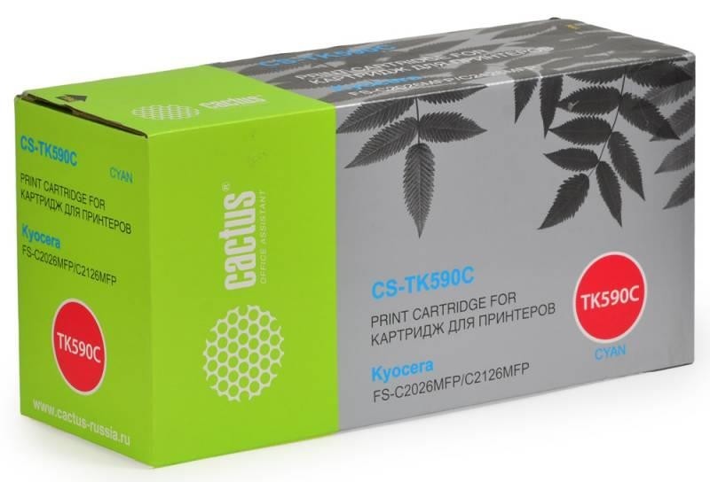 Картридж CYAN /C2026MFP 5K CS-TK590C CACTUS