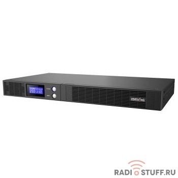Импульс ИБП СЛИМ 500 {~230В, 500ВА/300Вт, LCD, RS-232, USB, SNMPSlot, EPO, 6В/7Ач*2, IEC-C13x4} {SL50101}