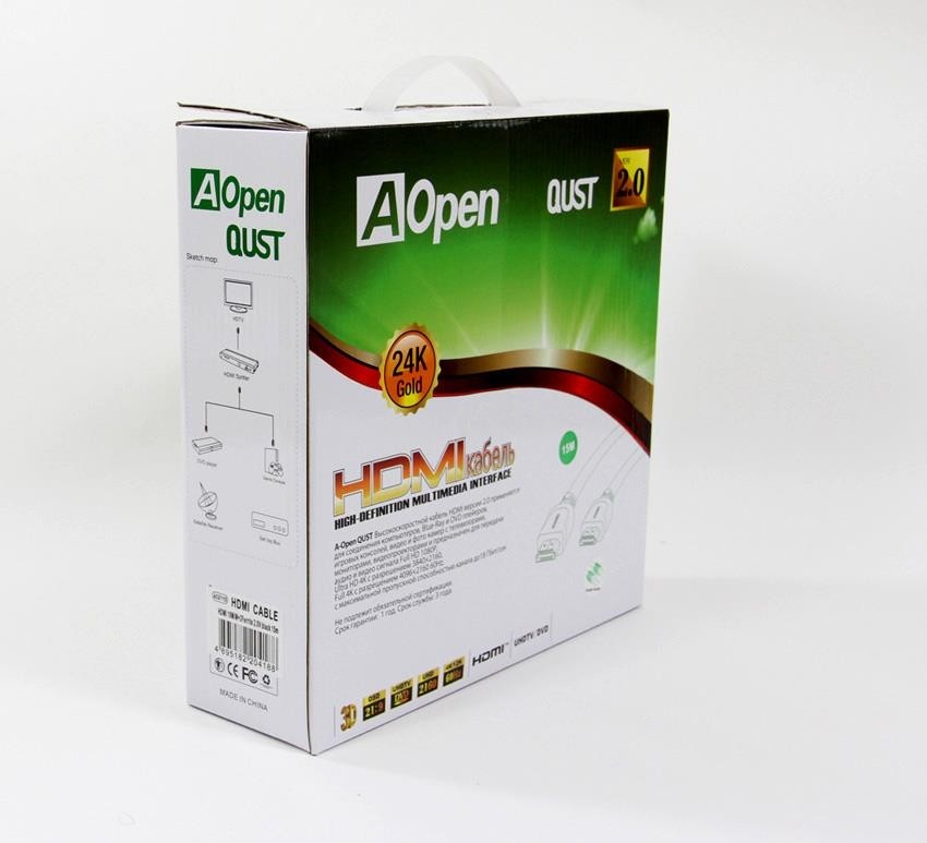 Кабель HDMI-HDMI 15M V2.0 ACG711D-15M AOPEN