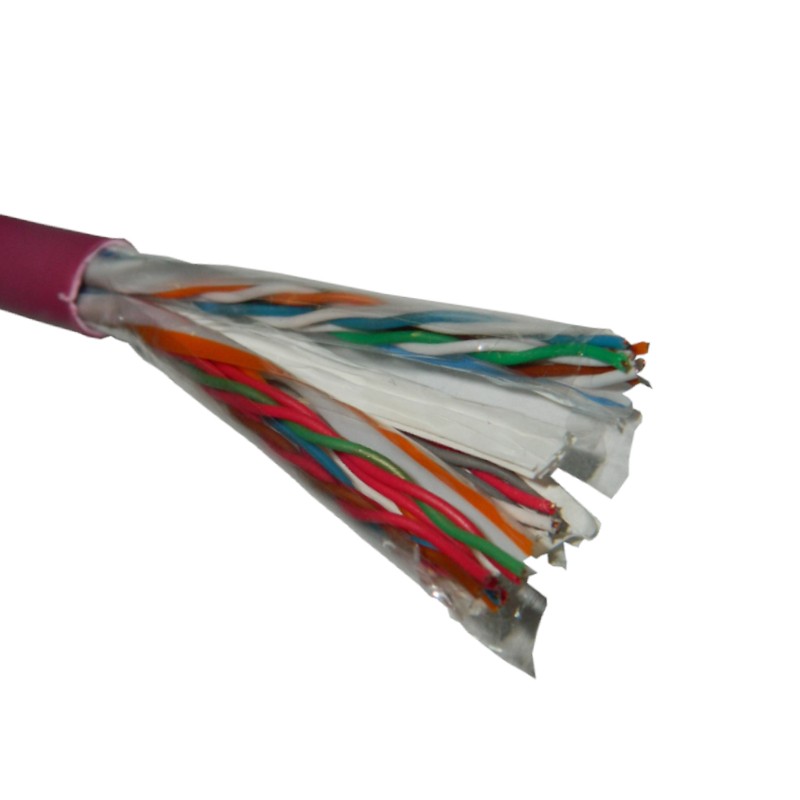 Кабель NETKO UTP10 cat.5e, 305м, 0,5мм, нг(А)-HF FR-LSZH - малодымный, не содержащий галогенов, фиолетовый