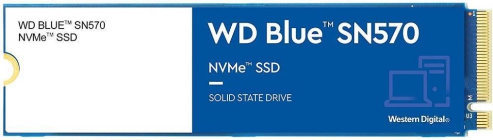 SSD жесткий диск M.2 2280 250GB BLUE WDS250G3B0C WDC