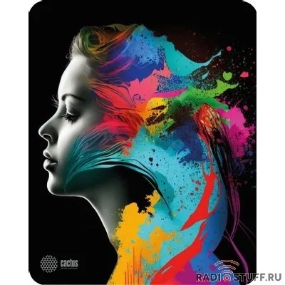 Коврик для мыши Cactus Color paint 300x250x3мм (CS-MP-D08M)