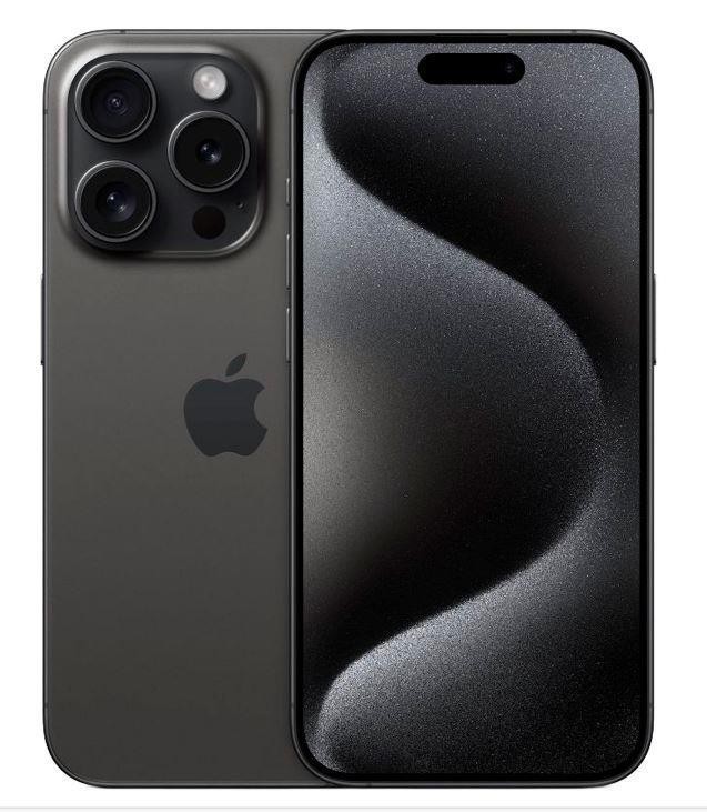 Мобильный телефон IPHONE 15 PRO 256GB BLACK MTQ83ZA/A APPLE